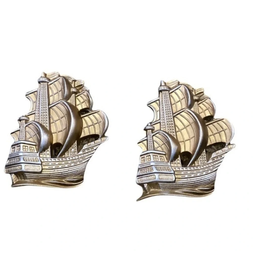 Vintage Chalkware Ship Wall Art From Miller‎ Studios